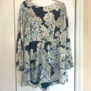 Topshop Floral Romper